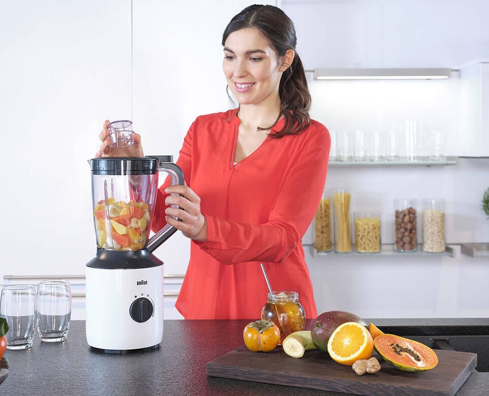 Braun PowerBlend 3 Jug blender JB 3100 WH Braun PowerBlend 3 Jug blender JB 3100 WH